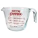 Pyrex Prepware 1-Cup Measuring Cup, Clear with Red Measurements
