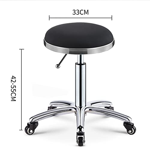 Tabouret pivotant à 360 degrés pour cuisine et massage à hauteur réglable - 3