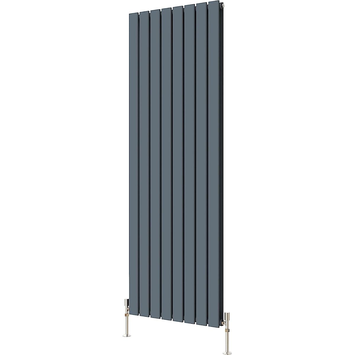 Radbliss Anthracite Vertical Flat Panel Design Radiator 1600X544mm Matt Grey Double Tall Rad Central Heating