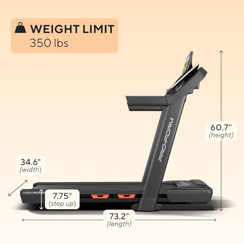 Image of ProForm Pro Treadmills: Smart Treadmills for Walking and Running with SpaceSaver Design