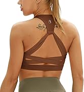 icyzone Workout Sports Bras for Women - Fitness Athletic Exercise Running Bra, Activewear Yoga Tops