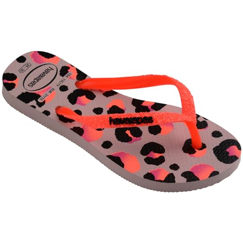 Havaianas Kids Slim Glitter II Flip Flops - Stylish Glitter Sandals - 11/12C Little Kid