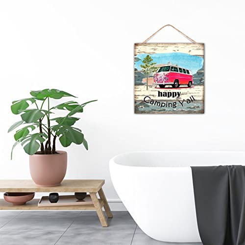 Decoración de pared con letrero de madera para ocultar imperfecciones de casa 8
