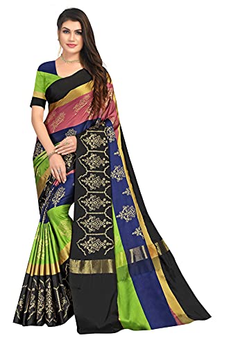 Image of OM SAI LATEST CREATION Soft Cotton & Silk Saree For Women Banarasi Saree Under 399 2021 Beautiful For Women saree