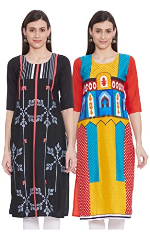 Image of Women's Crepe Regular Kurta
