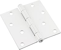 Vista 8 de Richelieu 820FBB Onward (Paquete de 2) Bisagra de embutir completa de 3 pulgadas (76 mm) para puerta interior, esquina cuadrada, acabado negro