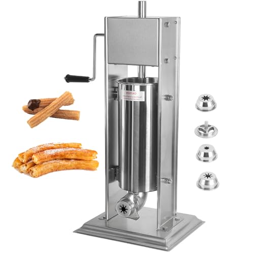Máquina para hacer churros con múltiples boquillas para restaurantes, panaderías y cafeterías, ideal para hacer deliciosos churros de manera eficiente