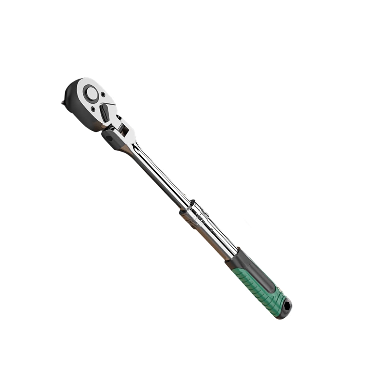 Tuygn Three Eighths - Extendable Ratchet Handle With Adjustable Head, 72 Tooth Design, Compact And Lightweight For Tight Space Maintenance Tasks, Adjustable Ratchet Wrench Tool