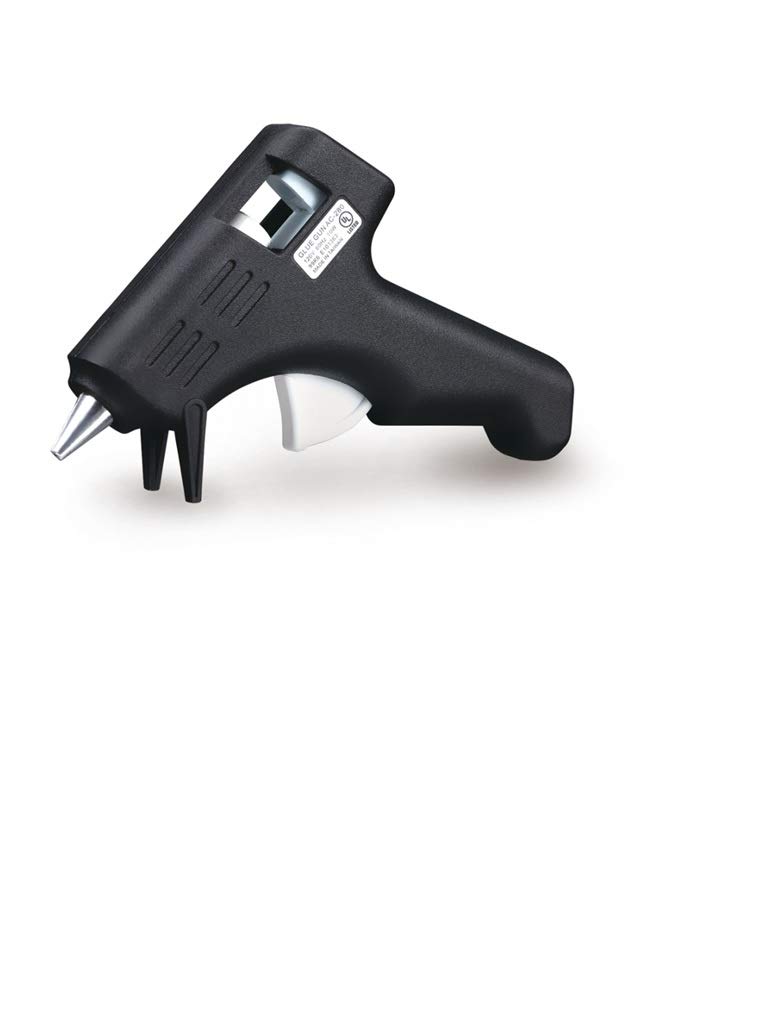 glue gun 10W Mini Electric Hot Melt Glue Gun Plus 2 Adhesive Sticks for D. I. Y Hobby Craft, Standard