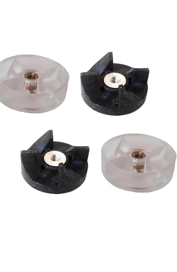 4Teeth Coupler Gear Set for "WONDERCHEF/PRESTIGE/MAGIC BULLET' Nutri-Blenders | Rubber (2pc Motor + 2pc Jar Couplers)-image-23