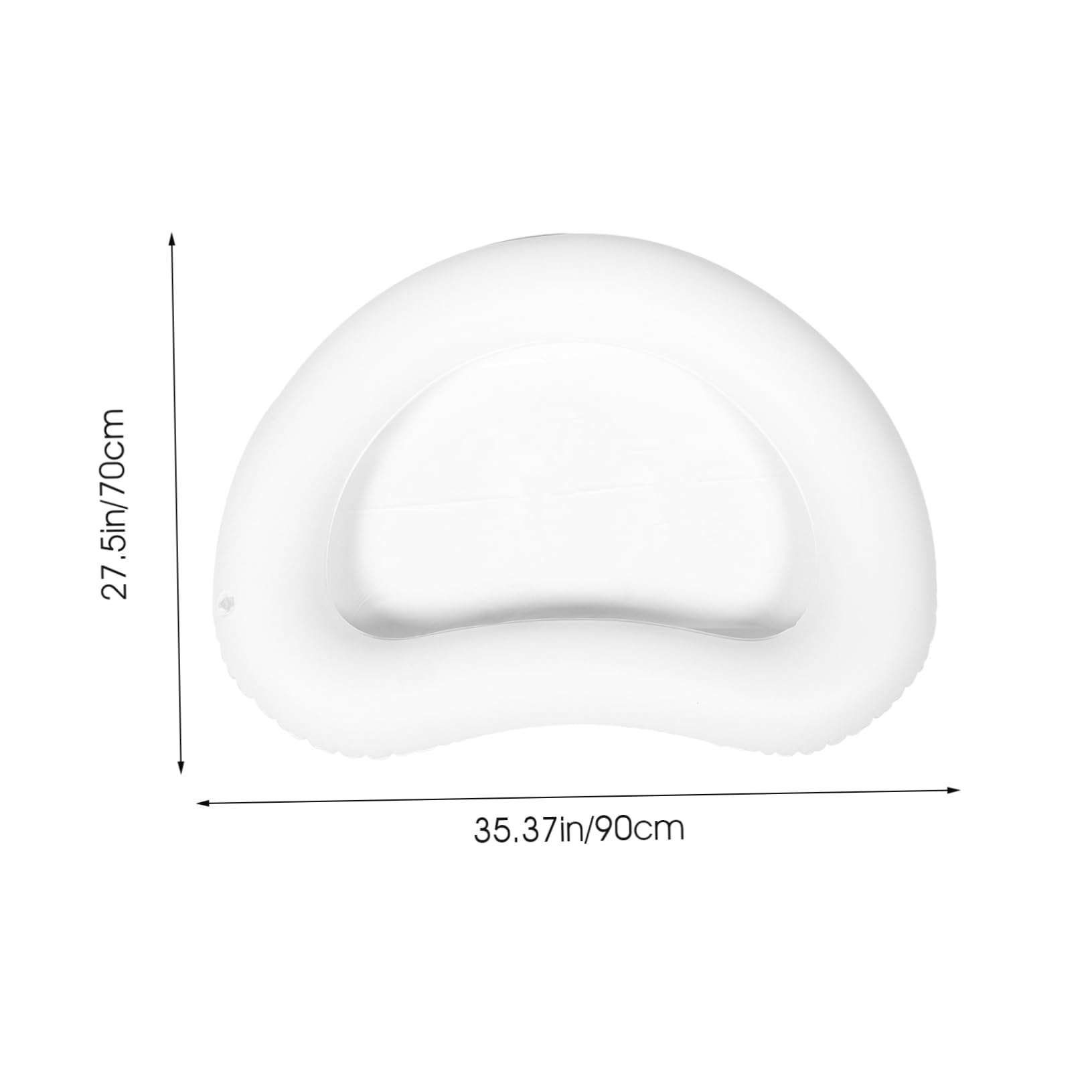 KONTONTY Inflatable Foot Bath Basin Portable Body Washing Basin Sturdy Cleaning Tool