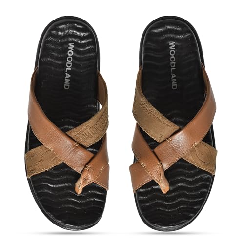 Image of Woodland Men's Leather Slippers
