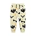 HILEELANG Toddler Boys Halloween Outfit – 2 Piece Cotton Set with Bat & Spider Print Sweatshirt and Jogger Pants 4T