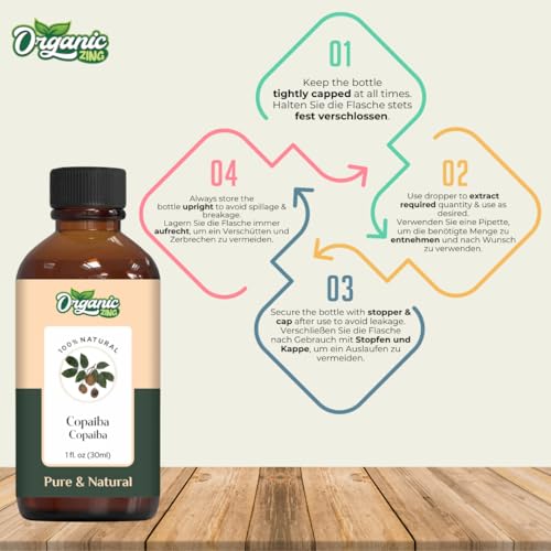 Huile de Copaiba Organic Zing pure et naturelle pour diffuseur 30ml - 7