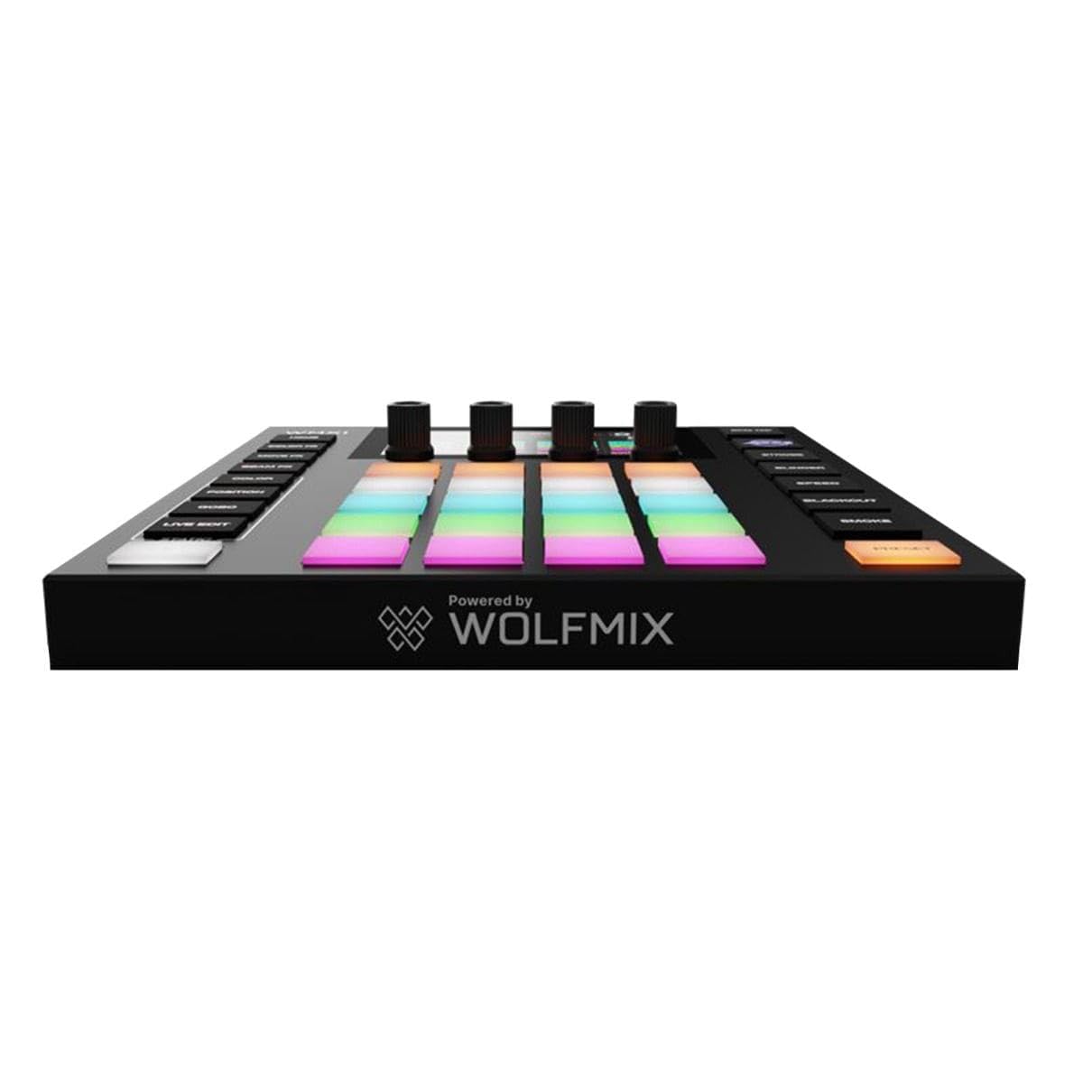 American DJ WMX1 MK2 Wolfmix DMX Lighting Controller – Decksaver – (2) 3pin DMX Cables Bundle