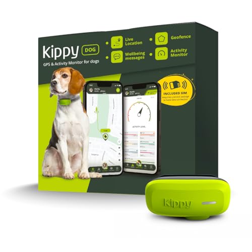 Kippy DOG | GPS per Cani - Localizzatore per Cani e Gatti Imperme...