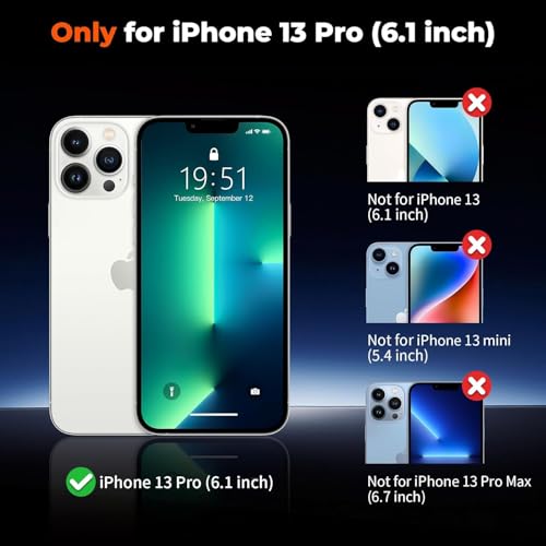 Image of AIBEX Back Cover Case for iPhone 13 Pro | Slim Case with Wireless Charging Support | Anti-Scratch, Shockproof, Anti-Fingerprint & Lightweight Military-Grade Protective Cover - Grey
