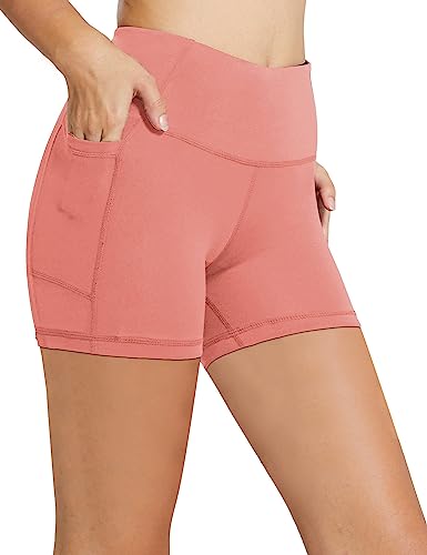 Image of baleaf Women's 8 inch / 5 inch / 3 inch Biker Shorts High Waist Yoga Workout Gym Running Volleyball Spandex Shorts with Pockets
