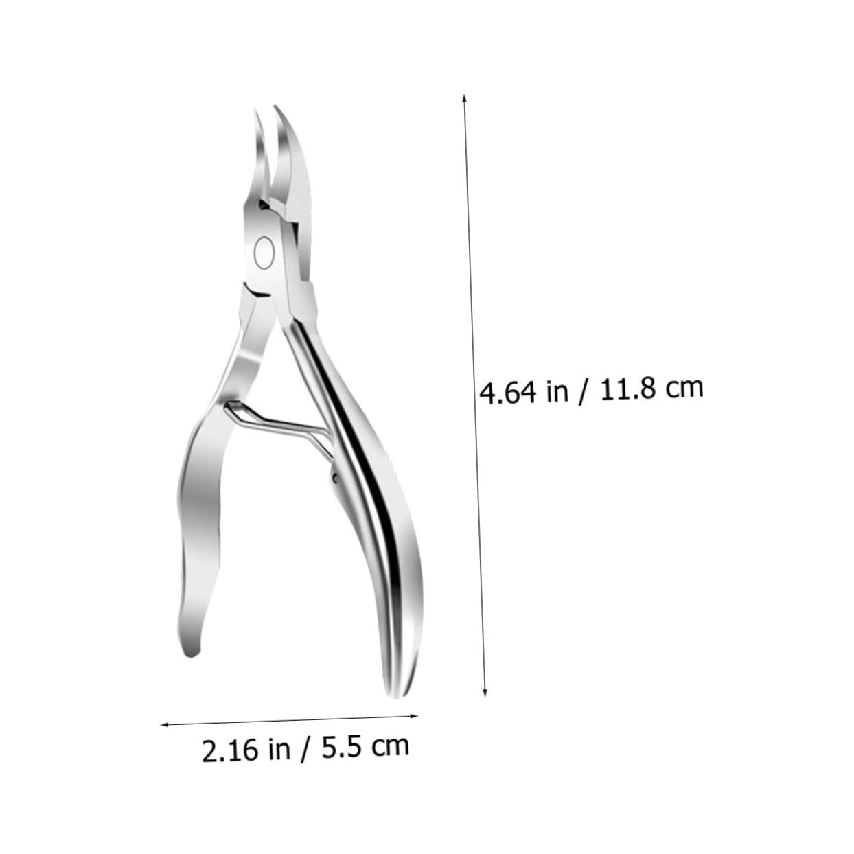 Ipetboom Nail Manicure Kit 4pc Nail Forceps Set Clipper and File Made of Stainless Steel for Occasion