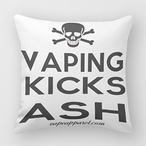 Vaping Kicks Ash Home Decor Pillow Covers Cushion Covers 18 X 18