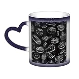Saludable: hecha de cerámica sin olor y respetuosa con la salud, la taza es perfecta para un estilo de vida más saludable. El peso moderado y el diseño resistente hacen que sea duradero y duradero.