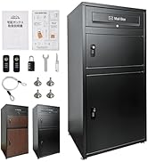 Amazon.co.jp: 「WISDHM」宅配ボックス ダイヤルロック 3段宅配BOX