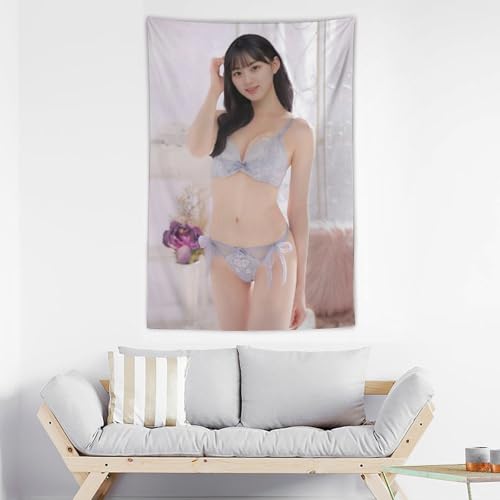 川崎桜 写真タペストリー アートパネル 壁アート モダン リビング ベッドルーム 部屋飾り40"x60" [3]