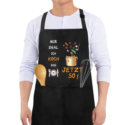Wixelon Kochschürze Herren,Kochschürze Damen,Küchenschürze Damen,Kochschürzes Frauen Lustig,Kochschürzes Frauen,Weihnachtsgeschenke