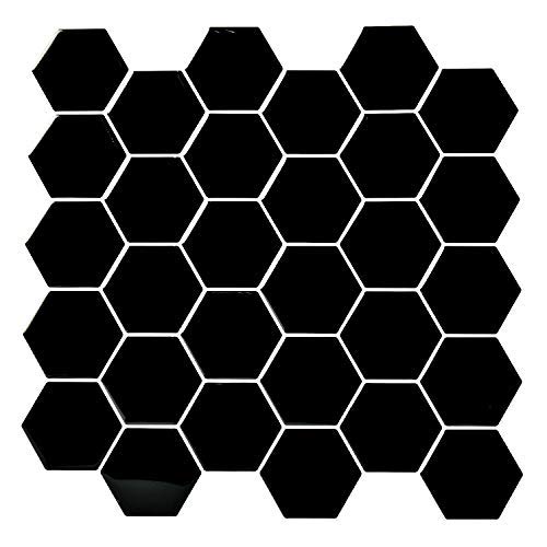 Rikopin 3D タイルシール 立体 29.5×29.5cm 洗面所 キッチン 模様替え 防水 防油 防汚 剥がせる 壁紙 レンガ 壁紙 シール 洗面所 トイレ 北欧 DIY