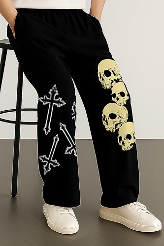 Image of Men Baggy Regular Fit Track Pants