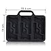 Ice Molds Tray | Gun Shaped Silicone Ice Cube Trays | Perfect Ice Cube Molds Maker for Whiskey Bourbon Cocktail Beverage Drinks BPA-Free | Black Red 2 Pack