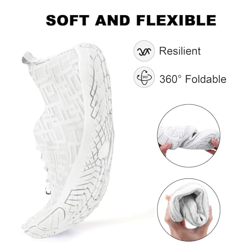 Image of Orgone Hike Footwear Barefoot Shoes Womens Mens, Pro Shoes Women Men Barefoot Hike Shoes Travel Shoes, Healthy & Non-Slip Breathable Barefoot Shoes, White A36