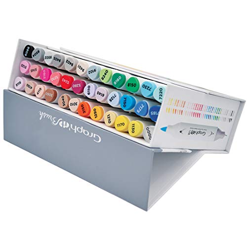Marqueurs à alcool double pointe brush marker feutres illustration dessin manga