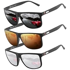 B-【3pack】black+brwon+silver