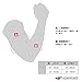 Alpinestars 6505221-13-L/XL Bionic Flex Elbow Protector Black/Red Lg/Xl