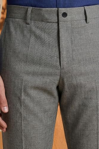 Image of Allen Solly Men's Formal Trousers | Premium Cotton Fabric | Smart Slim Fit for Office & Business Wear