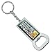 GRAPHICS & MORE Garfield Lasagna The Perfect Food Keychain Rectangle Chrome Plated Metal Bottle Cap Opener