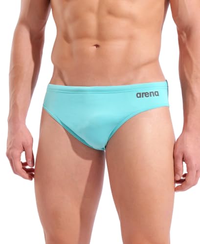 Image of Arena Men's Team Solid Swim Brief MaxLife Athletic Swimwear Professional Swimsuit Bathing Suit