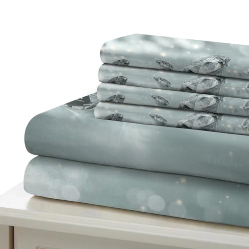 Parure de lit fusée spatiale microfibre super douce et respirante avec fermeture éclair King - 7