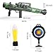 KoudHug Military Toy Rocket Launcher Set, Worker Tactics Missile Mortar Air Gun Toy with 3 Safety LED Foam Shell - Artillery Launcher Best Gift for Boys & Girls - Great for Outdoor Play (Green A)