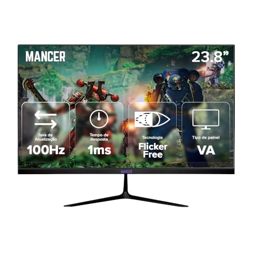 Monitor Gamer Mancer Horizon Z2 | 23.8' VA | Full HD | 100Hz | 1ms | HDMI + VGA | Low Blue Light | MCR-HZN24-BL2
