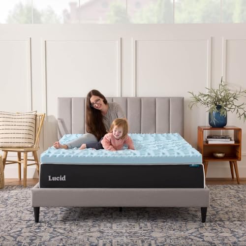 Lucid 3-Inch Queen Mattress Topper thumbnail 7