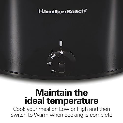 Hamilton Beach Slow Cooker, Extra Large 10 Quart, Stay or Go Portable With Lid Lock, Dishwasher