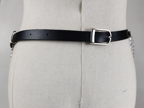 Moon Belt with Leather Goth Rave Fashion Harness Party Halloween Jewelry Accessories for Women Girl4