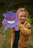 CyP Brands Pokémon Kinder-Rucksack, Plüsch-Design, mit verstellbaren und abnehmbaren Bändern, Violett, offizielles Produkt, dunkelviolett, Estandar, Casual