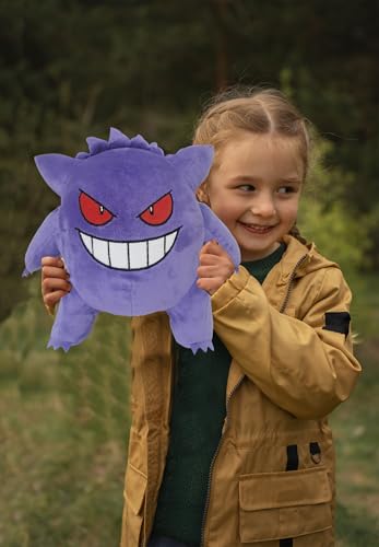 CyP Brands Pokémon Kinder-Rucksack, Plüsch-Design, mit verstellbaren und abnehmbaren Bändern, Violett, offizielles Produkt, dunkelviolett, Estandar, Casual