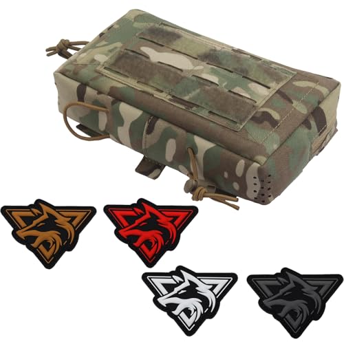 ZFFOZZ Sac Banane Tactique Multifonctionnel pour L'extérieur avec Panneau Auto-agrippant pour Gilet(CP)