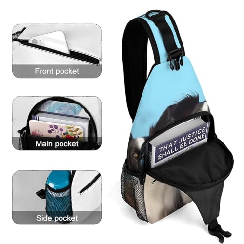 Mochila de Pecho Sling Bag para Hombre y Mujer miniatura 4