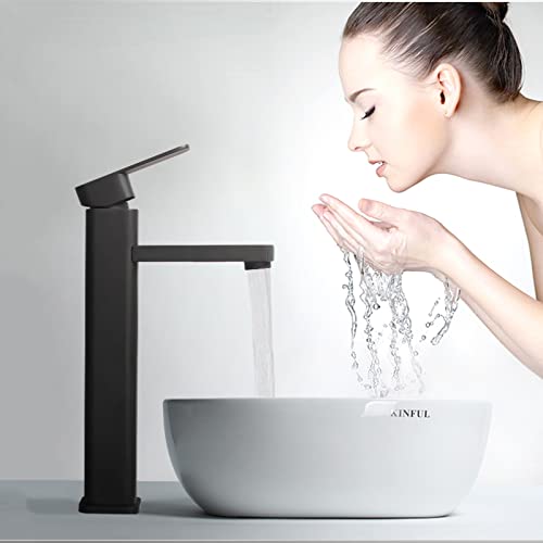 Mitigeur de lavabo avec douchette extractible eau chaude froide - 4