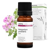 Geranio Rosato BIO (Pelargonium graveolens - Egitto) - 5 mL - Olio Essenziale Chemiotipizzato e Certificato AB - Aroma Labs - Made in France
